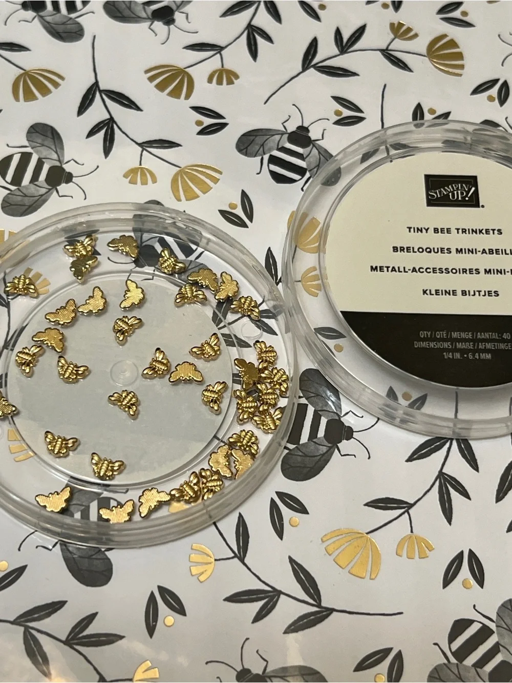 Stampin’ Up! Honey Bee Stamp Dies DSP Trinkets Set